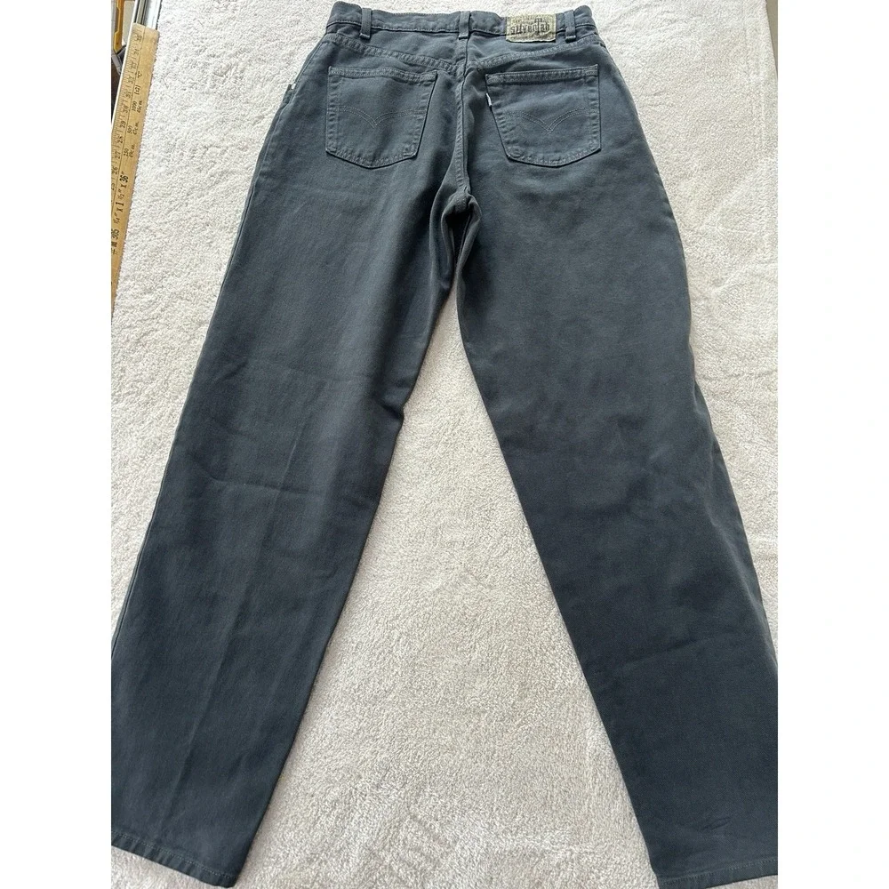 VINTAGE Levis SilverTab Baggy Loose Jeans wide leg Pants Gray Y2K 31x32 USA EUC!